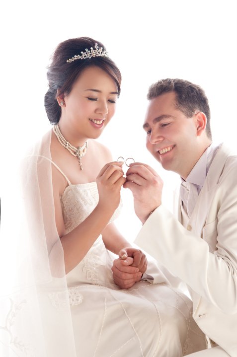 胖新娘的婚纱照来罗!,婚礼造型讨论