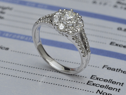 分享我的铂金钻戒