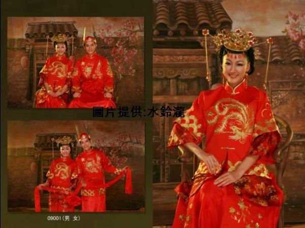 分享萧蔷古装新娘造型~图多